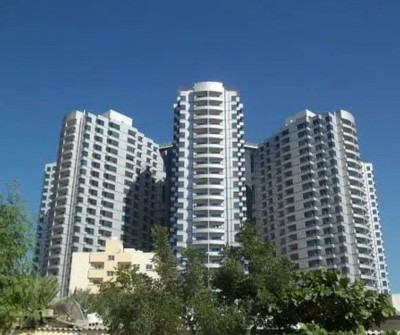 Large One Bedroom Hall 1004Sqft at the Falcon Tower. Downtown Ajman's