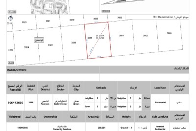 Land For Sale In Al Yasmeen, Ajman-2