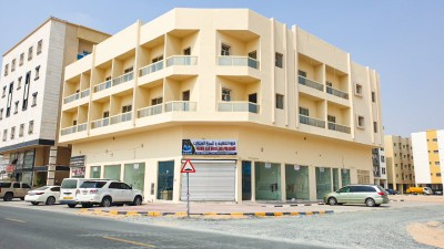 For sale a new building in Al Jurf - Ajman corner Street-2